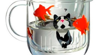 Tea Infuser mug_cat