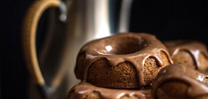 Oolong Donuts with Milk Tea Glaze