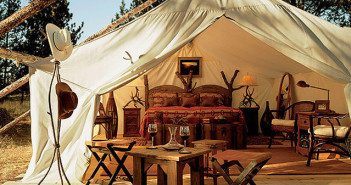 Glamping tent