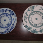 Two plates