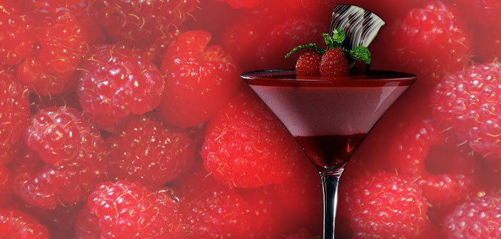 Raspberry Iced Tea Martini