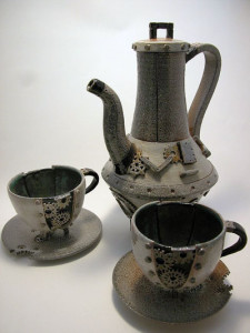 Steampunk tea set