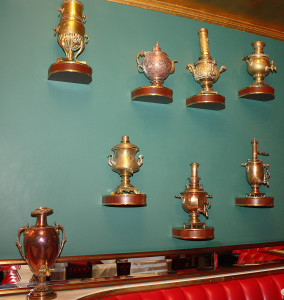 Russian Tea Room-Samovars-by Linnea Covington